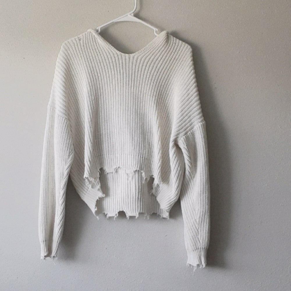 Cropped sweater